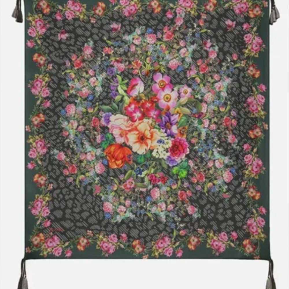Johnny Was Floral Scarf - Rosie Rainscarf